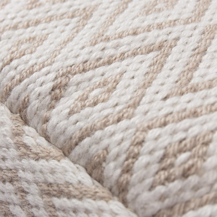 Pouf Bansa [Sand/Weiß]