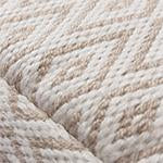 Pouf Bansa [Sand/Weiß]