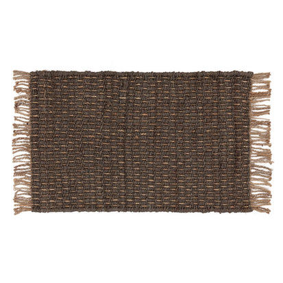 Baruva Doormat grey & natural, 100% jute
