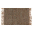Baruva Doormat grey green & natural, 100% jute