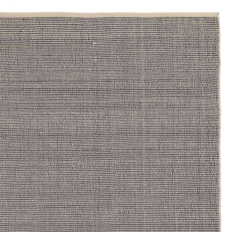 Basni rug, ivory & black, 70% wool & 30% cotton