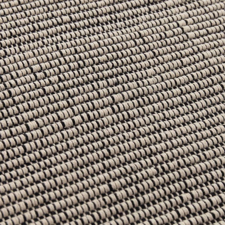 Basni rug, ivory & black, 70% wool & 30% cotton |High quality homewares