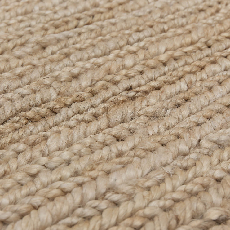 Jute-Teppich Basu [Elfenbein]