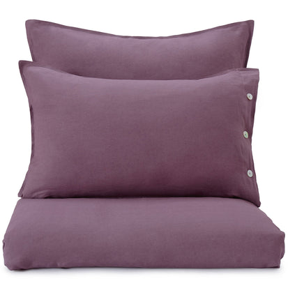 Bellvis Pillowcase Linen aubergine, 100% linen