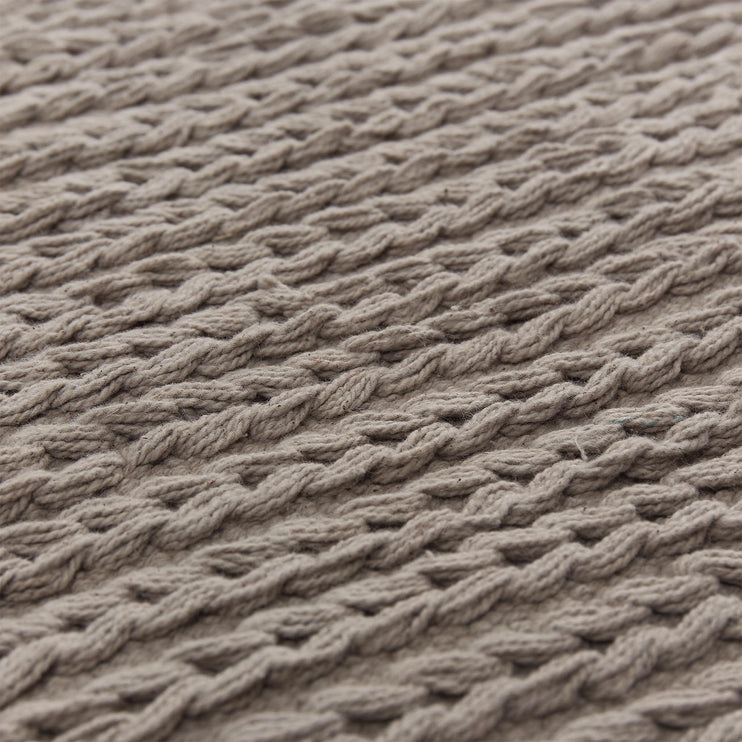 Bhaleri cotton rug sandstone melange, 100% cotton | URBANARA cotton rugs