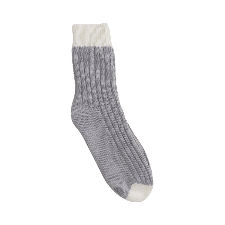 Cadima Christmas Set off-white & light grey melange, 100% merino wool | High quality homewares
