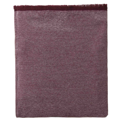 Calcada bedspread, bordeaux red & white, 60% cotton & 40% acrylic