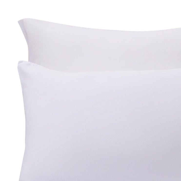 Kaschmir-Baumwoll-Bettwäsche Caldela [Weiß]