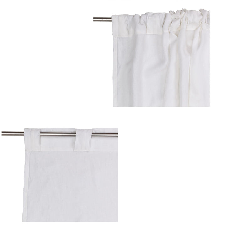 Cataya Linen Curtain white & natural, 100% linen | Find the perfect curtains