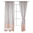 Vorhang-Set Cataya [Hellgrau/Rosa]
