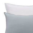 Cercosa Bed Linen green grey & white, 100% linen | URBANARA linen bedding