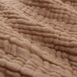 Coco Kids Blanket ochre & natural, 100% organic cotton | URBANARA cotton blankets