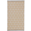 Coimbra beach towel, mustard & white, 100% cotton