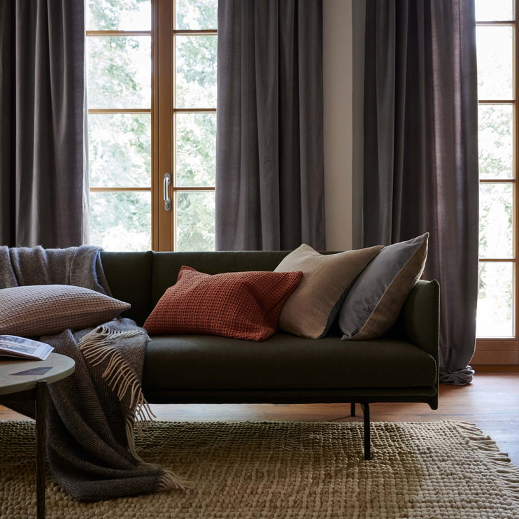 Kissenhülle Amreli [Grau/Natur]