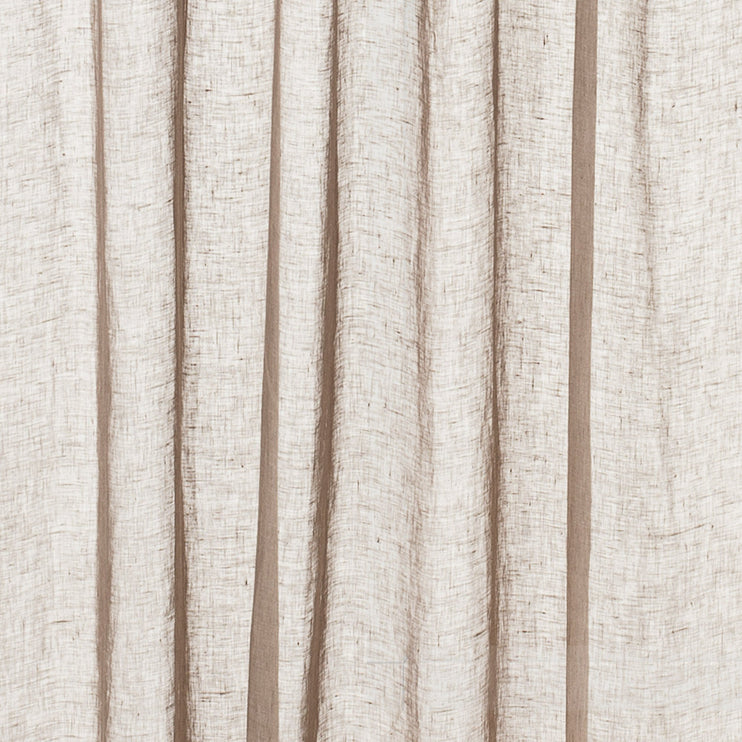 Cotopaxi Linen Curtain taupe, 100% linen | URBANARA curtains