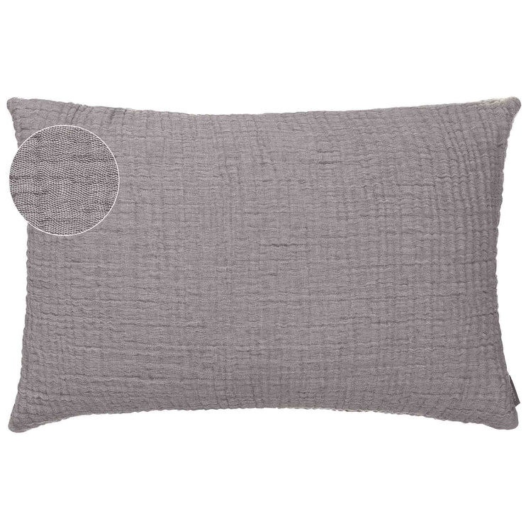 Couco Cushion light grey & grey, 100% cotton