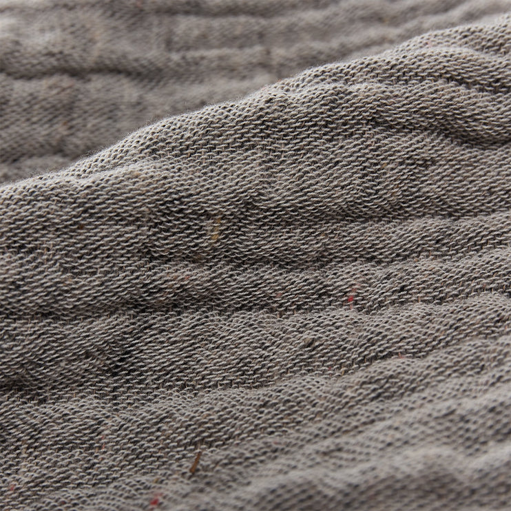 Cousso Bedspread grey, 75% cotton & 25% recycled polyester | URBANARA bedspreads & quilts