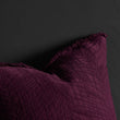 Ruivo bedspread, bordeaux red, 100% cotton |High quality homewares