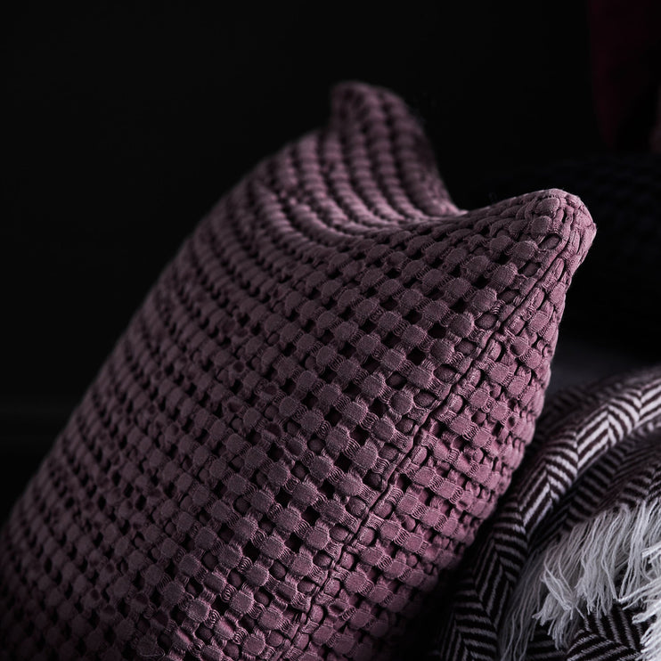 Veiros Sao Cushion in bordeaux red | Home & Living inspiration | URBANARA