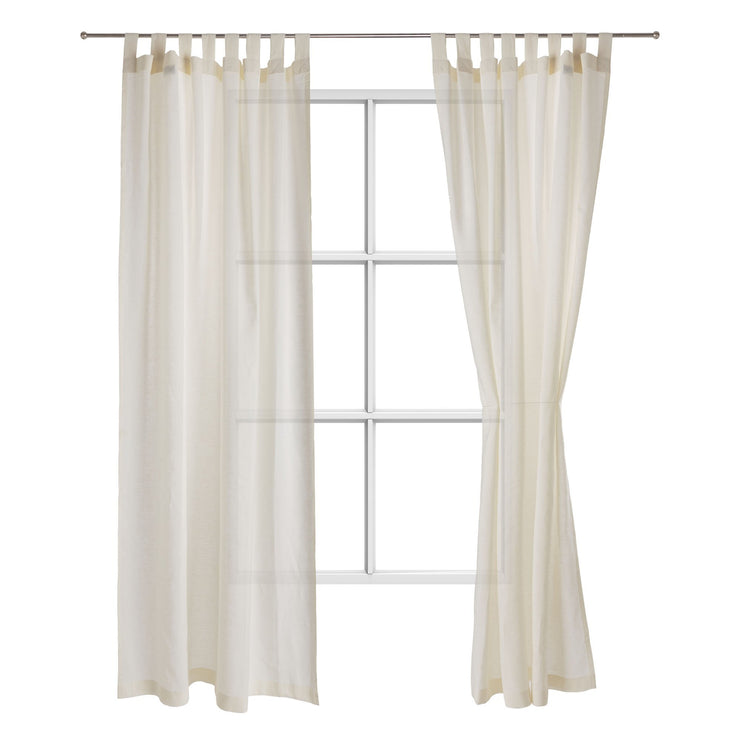 Cuyabeno Curtain natural white, 100% linen