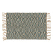 Dasheri Doormat green grey & off-white, 100% jute
