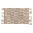 Dasheri Door Mat natural & white, 50% jute & 50% cotton