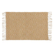 Fußmatte Dasheri Senfgelb & Creme, 100% Jute