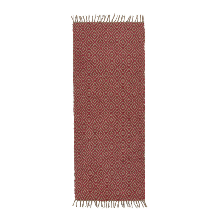 Läufer Dasheri Rot, 100% Jute | URBANARA Läufer