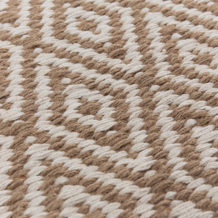 Läufer Dasheri in Natur & Weiß aus 50% Jute & 50% Baumwolle | Entdecken Sie unsere schönsten Wohnaccessoires