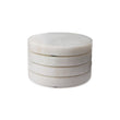 Diu Coaster white, 100% marble