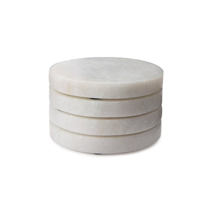 Diu Coaster white, 100% marble