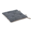 Elani Cushion green grey & natural, 50% linen & 50% velvet