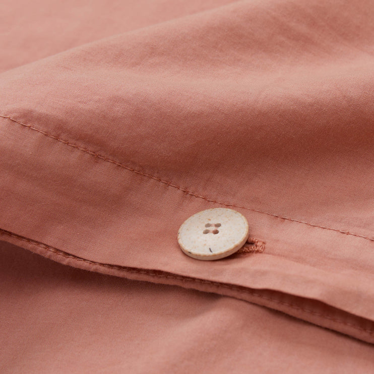 Bio-Baumwoll-Bettwäsche Evora [Altrosa]