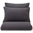 Fajao duvet cover, charcoal, 100% combed cotton