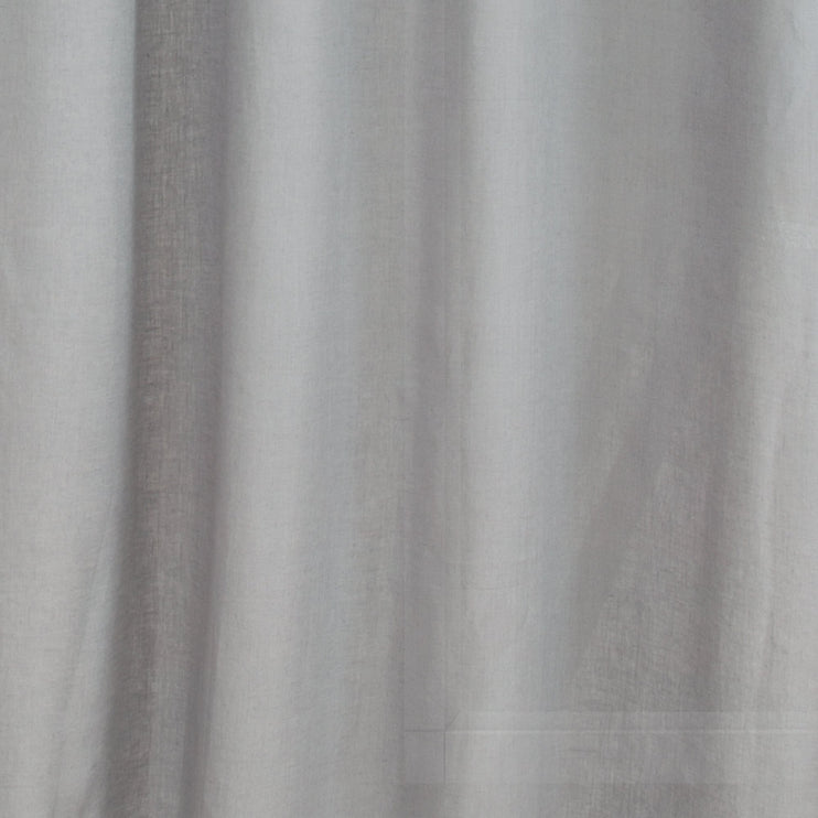 Fana Curtain Set grey, 100% linen | URBANARA curtains
