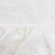 Fitted Sheet Ferro White, 100% Organic Linen | URBANARA Fitted Sheets