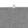 Fraiao Towel black & natural white, 60% cotton & 40% linen | URBANARA linen towels