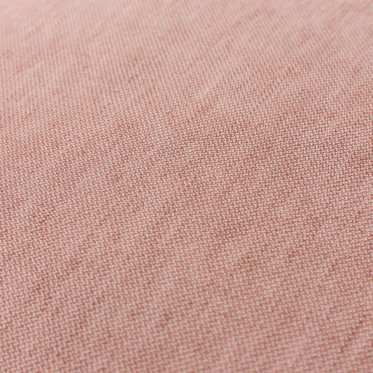 Cushion Cover Freira Rosewood & Natural white, 60% Cotton & 40% Linen | High quality homewares