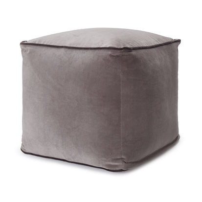 Godavari Pouf grey & dark grey, 100% cotton