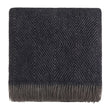 Wolldecke Gotland Dia Dunkelblau & Grau, 100% Schurwolle