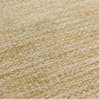 Gravlev Rug mustard & off-white, 50% new wool & 50% cotton | URBANARA wool rugs