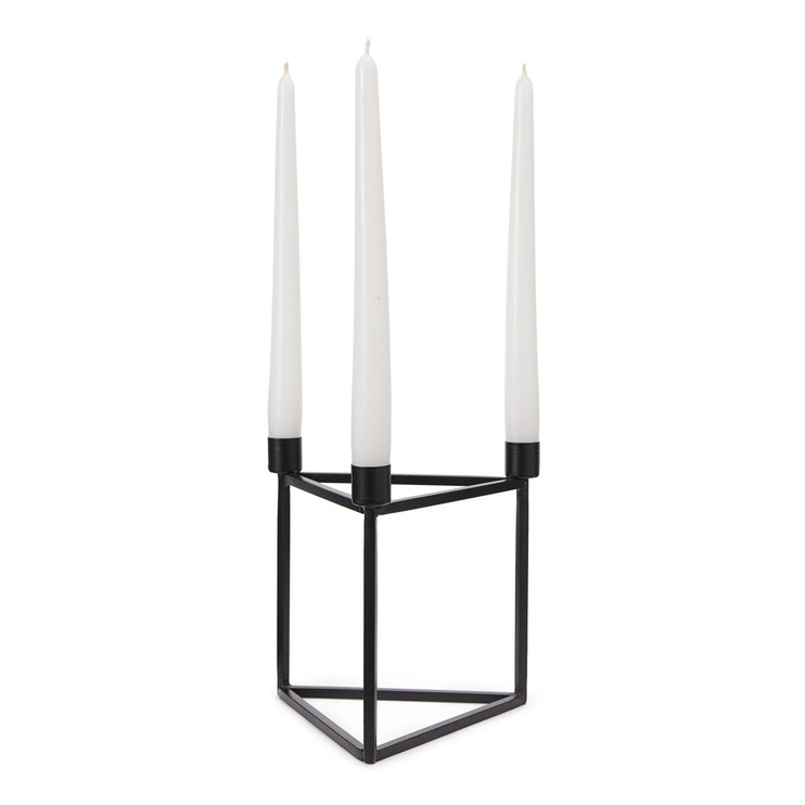 Kerzenhalter Indore Schwarz, 100% Metall