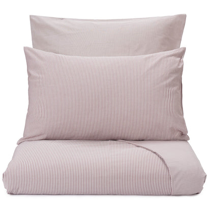 Kissenbezug Izeda Dunkelrot & Weiß, 100% Baumwolle