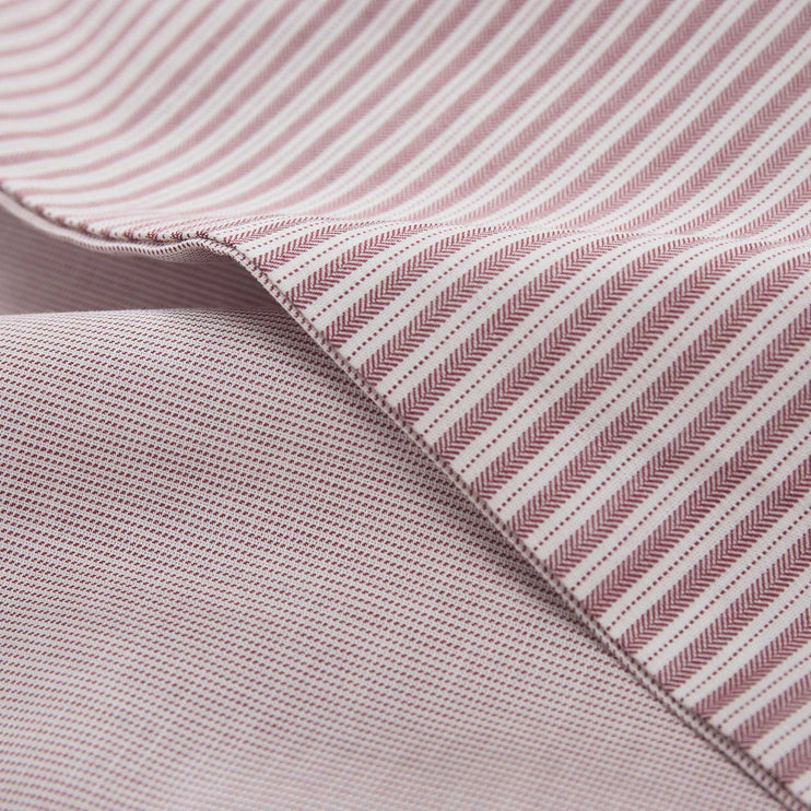 Izeda Duvet Cover dark red & white, 100% cotton | High quality homewares