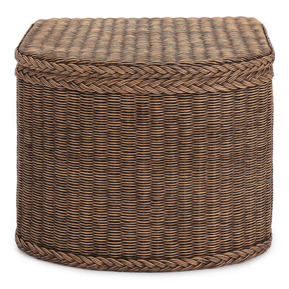 Java Laundry Basket dark brown, 100% rattan & 100% cotton