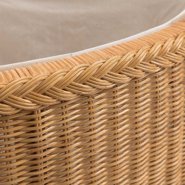 Wäschekorb Java, Honig, 100% Rattan | URBANARA Wäschekörbe & Wäschetruhen