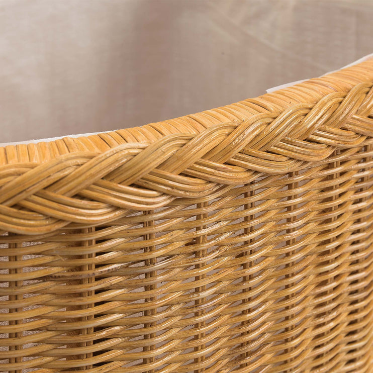 Java Laundry Basket honey, 100% rattan | URBANARA laundry baskets