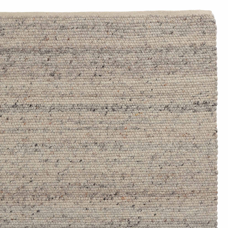 Jindas runner, silver grey, 65% wool & 35% cotton