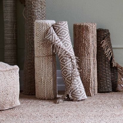 Dasheri Door Mat in natural & white | Home & Living inspiration | URBANARA