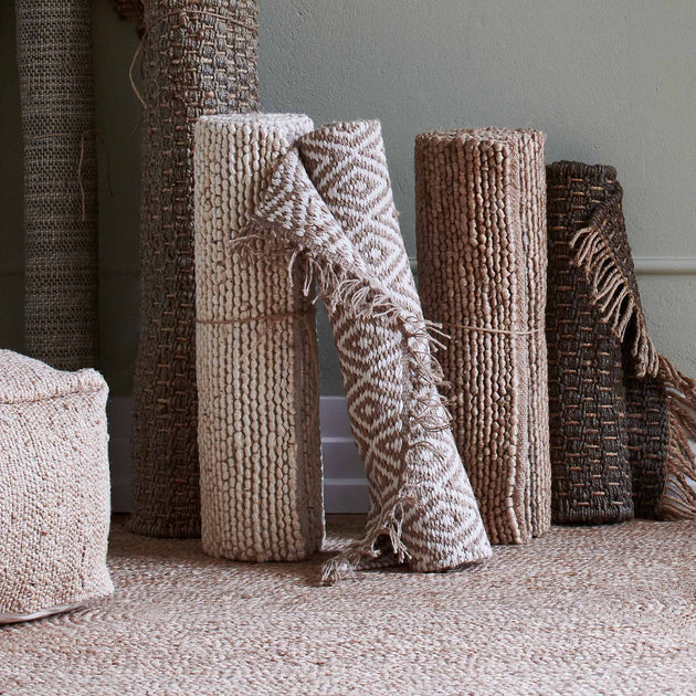 Dasheri Door Mat in natural & white | Home & Living inspiration | URBANARA